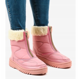 Botas de neve rosa botins 69 1 Botas de neve rosa botins 69 1
