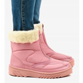 Botas de neve rosa botins 69 2