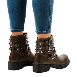 Botas isoladas marrons 77-8 verde 2 Botas isoladas marrons 77-8 verde 2