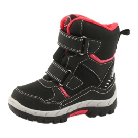 Botas American Club com membrana RL34 preta preto vermelho 2