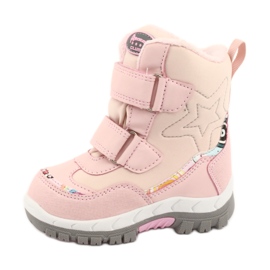 Botas American Club com membrana estrela rosa RL37 2