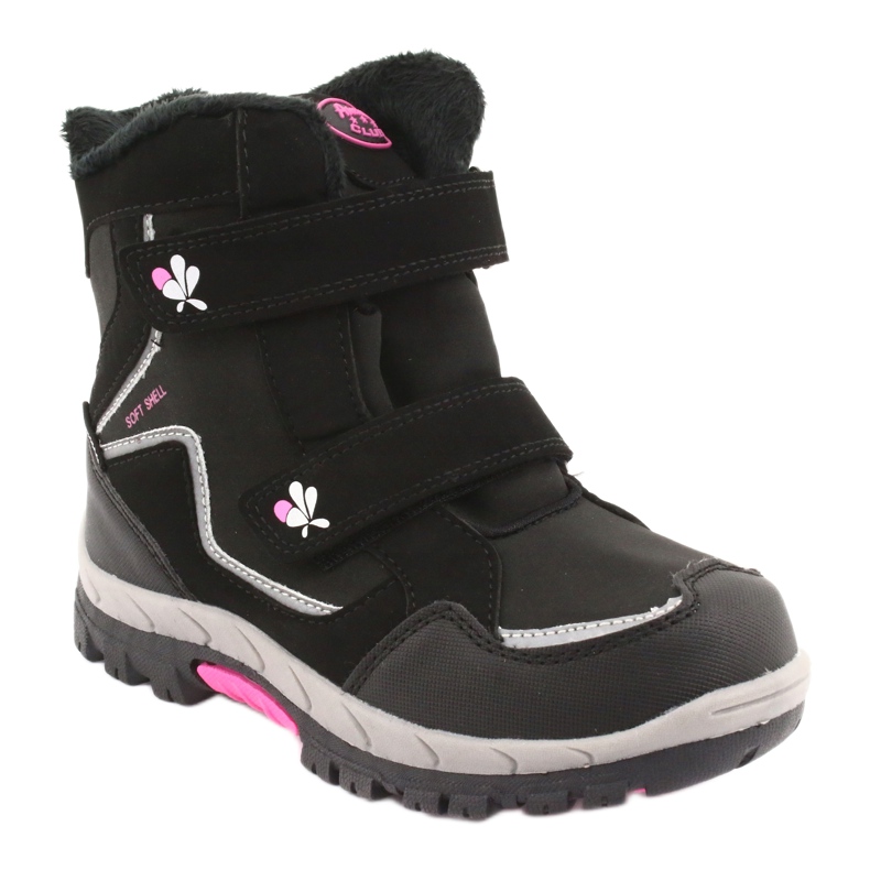 American Club Botas de membrana americanas HL26 preto rosa cinza 1