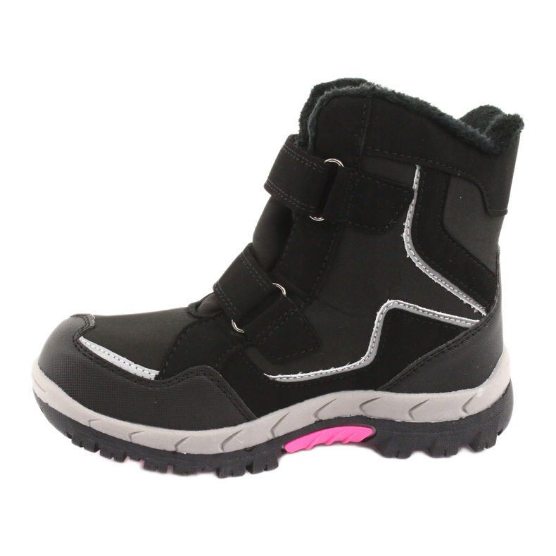 American Club Botas de membrana americanas HL26 preto rosa cinza 2