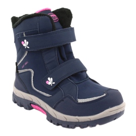 American Club Botas de membrana americanas HL26 azul marinho rosa 1