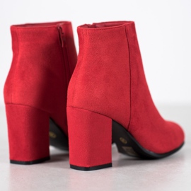 Marquiz Botas de camurça vermelha vermelho 1