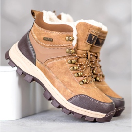 Arrigo Bello Botas de inverno amarradas marrom 1