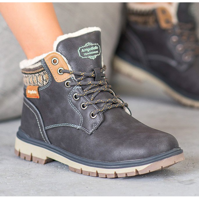 Arrigo Bello Caçadores de cadarços cinza 1