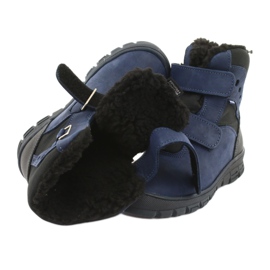 Botas com membrana Mazurek 1352 azul marinho preto 4