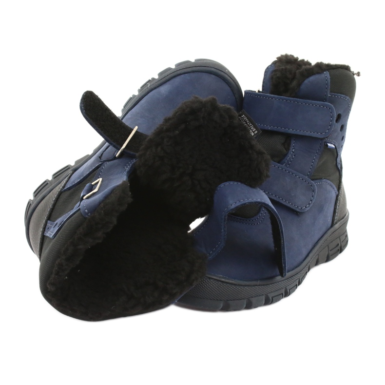 Botas com membrana Mazurek 1352 azul marinho preto azul-marinho 4