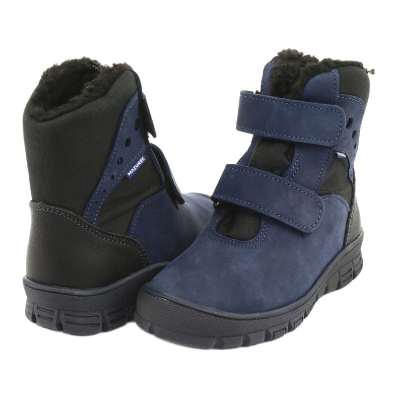 Botas com membrana Mazurek 1353 azul marinho preto azul-marinho 3