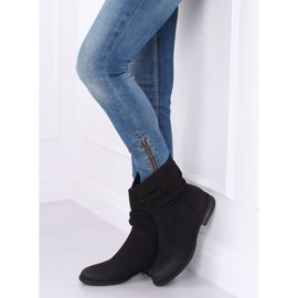 Botas pretas rasas femininas pretas 5139 pretas preto 2
