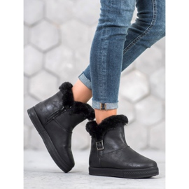 SHELOVET Sapatinhos Com Zíper preto 1