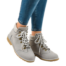 Botas de caminhada cinza sem isolamento XDS1702 1