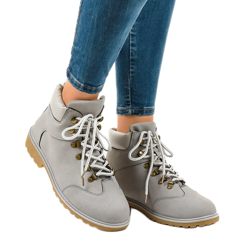 Botas de caminhada cinza sem isolamento XDS1702 1