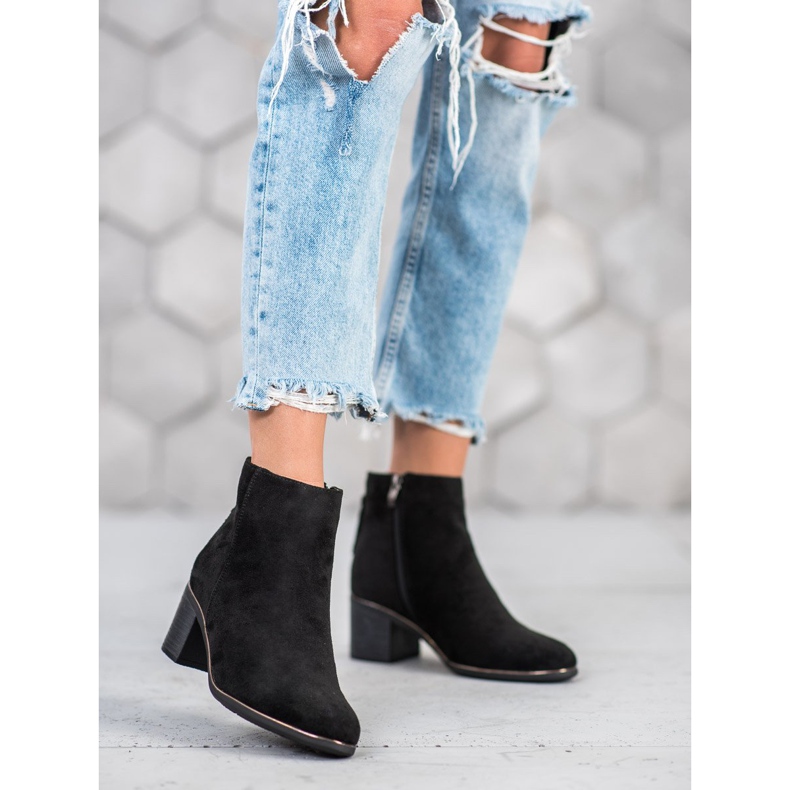 Goodin Botas de camurça preta preto 2