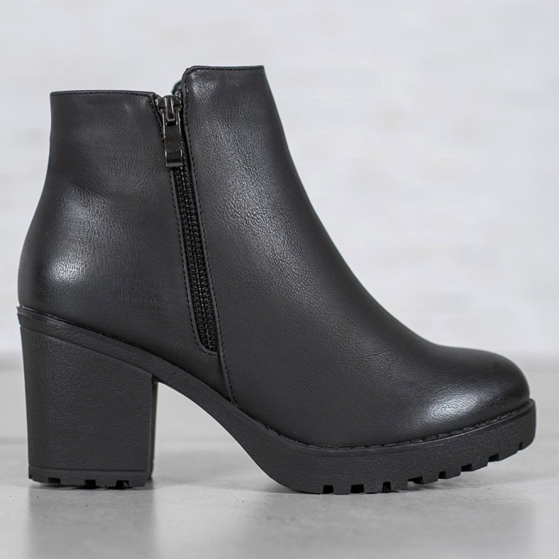 J. Star Botas na plataforma preto 2