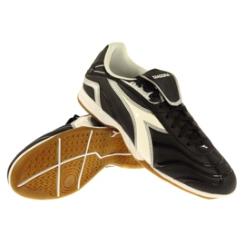 Tênis esportivo indoor Diadora 157312 preto branco 3