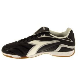 Tênis esportivo indoor Diadora 157312 preto branco 2