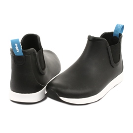 Native Ap Rain Jiffy Black Shell White Jiffy Rubber branco preto 4