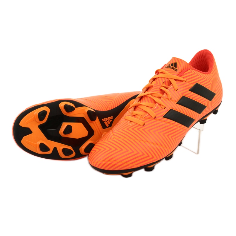 Chuteiras Adidas Nemeziz 18.4 FxG M DA9594 laranja 4