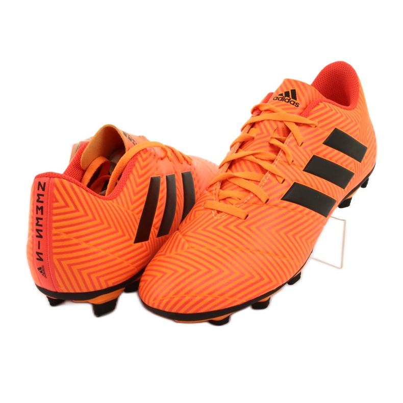 Chuteiras Adidas Nemeziz 18.4 FxG M DA9594 laranja 3