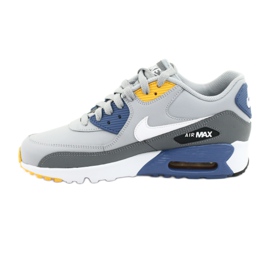 Nike Air Max 90 litros Gs Jr 833412-026 branco azul cinza 2