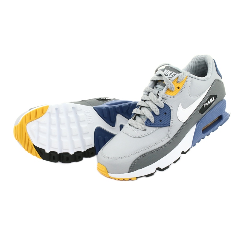 Nike Air Max 90 litros Gs Jr 833412-026 branco azul cinza 5