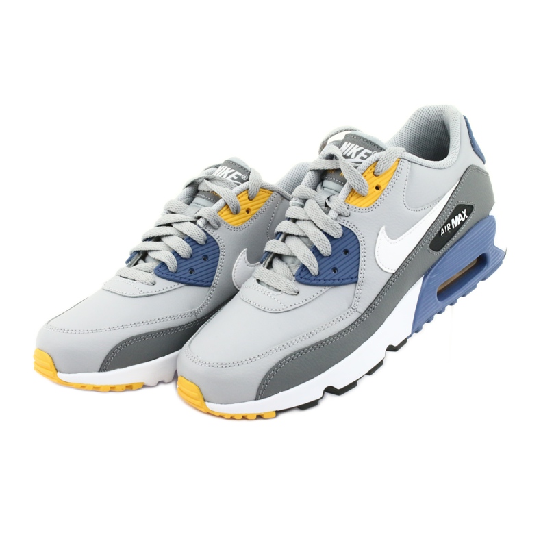 Nike Air Max 90 litros Gs Jr 833412-026 branco azul cinza 3