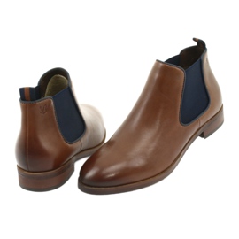 Botas marrons Jodhpur Caprice 25327 castanho azul marinho 4