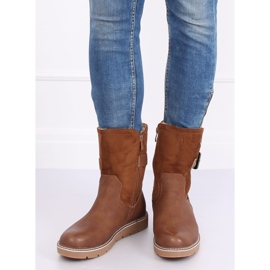 Botas isoladas de camelo BM-9063 Camel marrom 1
