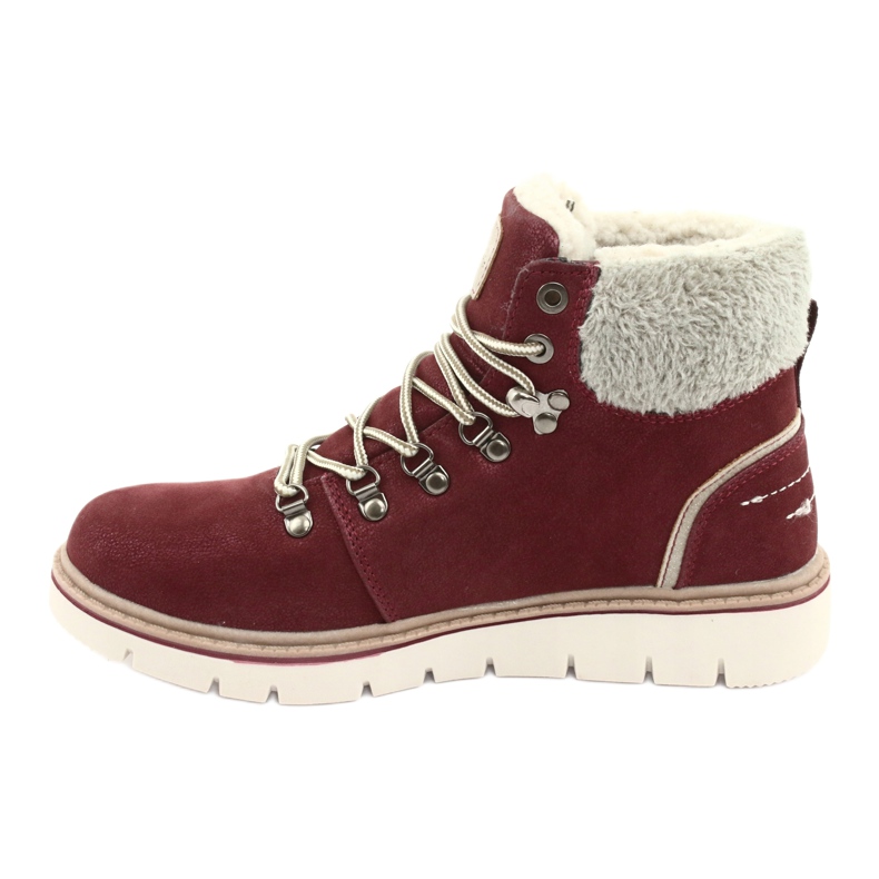 Botas de inverno MCKEY 1072 com atacadores castanho multicolorido cinza 2
