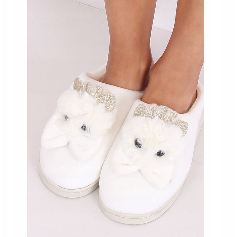 Chinelos femininos bege DD112 bege 2