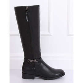 Botas de equitação femininas pretas SP37 pretas preto 2