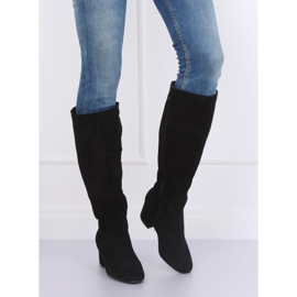 Preto Botas de salto alto YQ218P Preto Ii Gênero 2