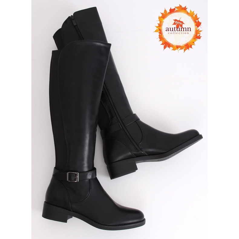 Botas femininas pretas G-7602 pretas preto 1