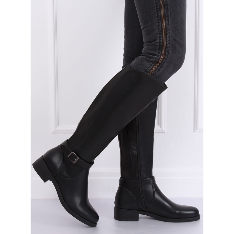 Botas femininas pretas G-7602 pretas preto 2