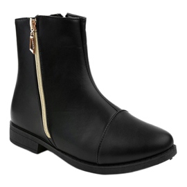 Botas rasas femininas pretas CH-7 preto 1