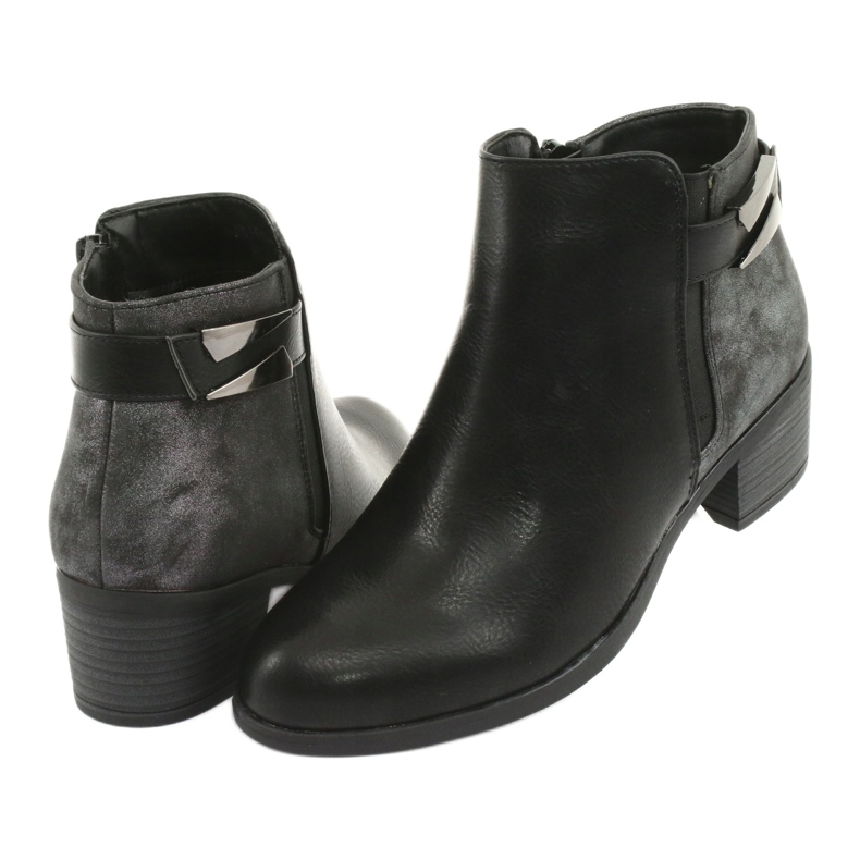 M.Daszyński Jodhpur botas Daszyński 1919 fivela preta preto cinza 4 M.Daszyński Jodhpur botas Daszyński 1919 fivela preta preto cinza 4