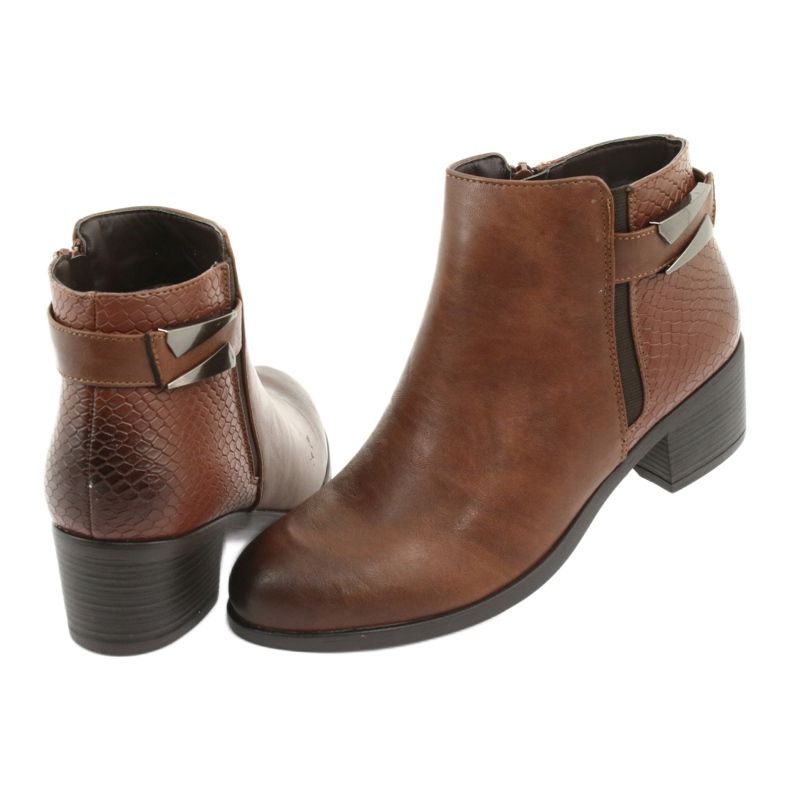 M.Daszyński Botas Jodhpur com fivela Daszyński bronze 1919 castanho 5