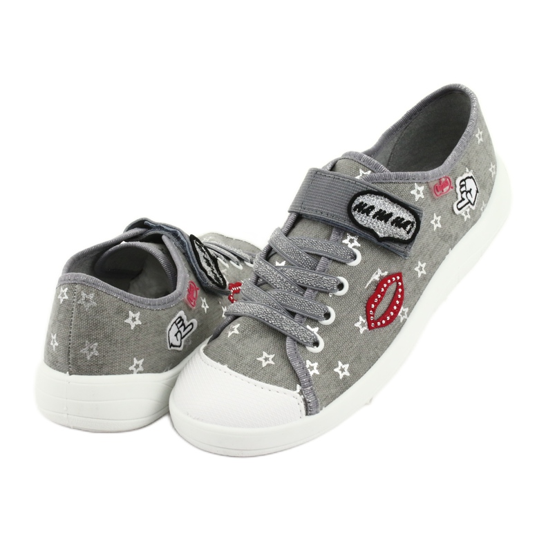 Calçados infantis Befado 251Q095 vermelho cinza 4