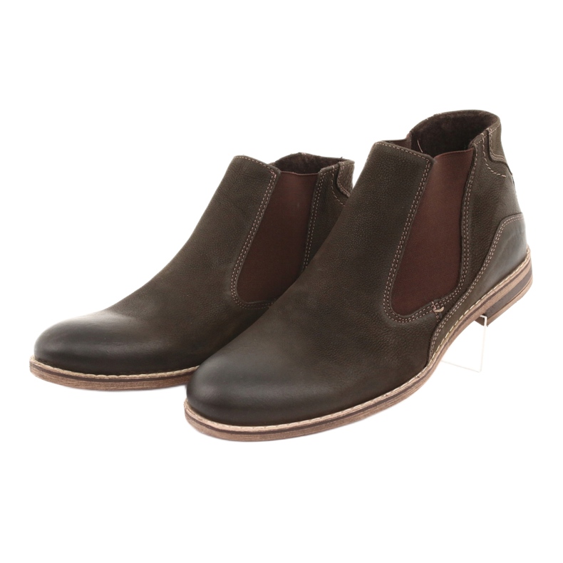Riko Jodhpur botas isoladas 863 inserção marrom 3