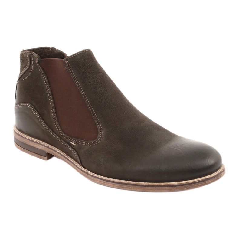 Riko Jodhpur botas isoladas 863 inserção marrom castanho 1