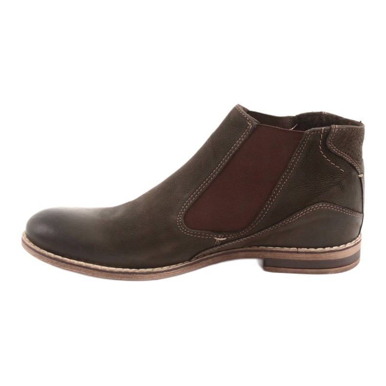 Riko Jodhpur botas isoladas 863 inserção marrom castanho 2