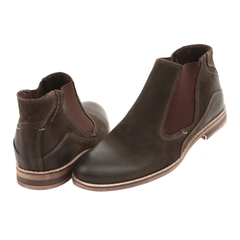 Riko Jodhpur botas isoladas 863 inserção marrom castanho 4
