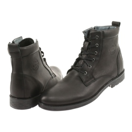 Botas de cano alto e botins Riko 884 pretos 4