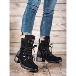 Goodin Botas de amarrar preto 2