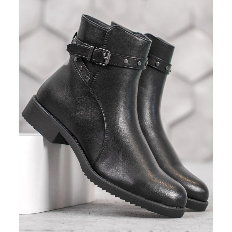 J. Star Botas pretas quentes preto 1