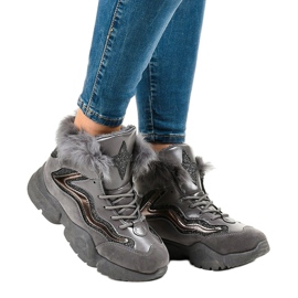 Tênis cinza quente LS-2062 1