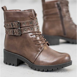 SHELOVET Trabalhadores atados castanho 1