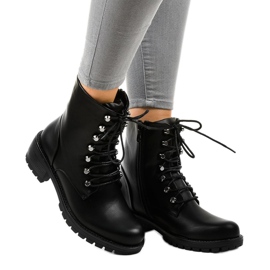 Botas militares isoladas pretas K-9922 preto 1
